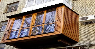 Внешняя отделка балкона Лянтор цена от 1055 руб. м/2.